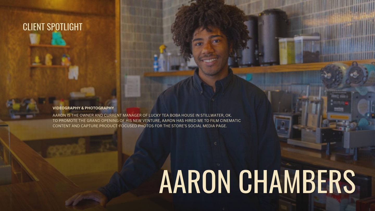 Client spotlight: Aaron Chambers